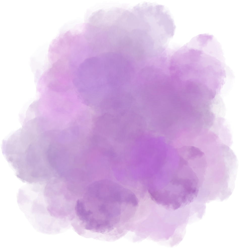 Purple Watercolor Splotch